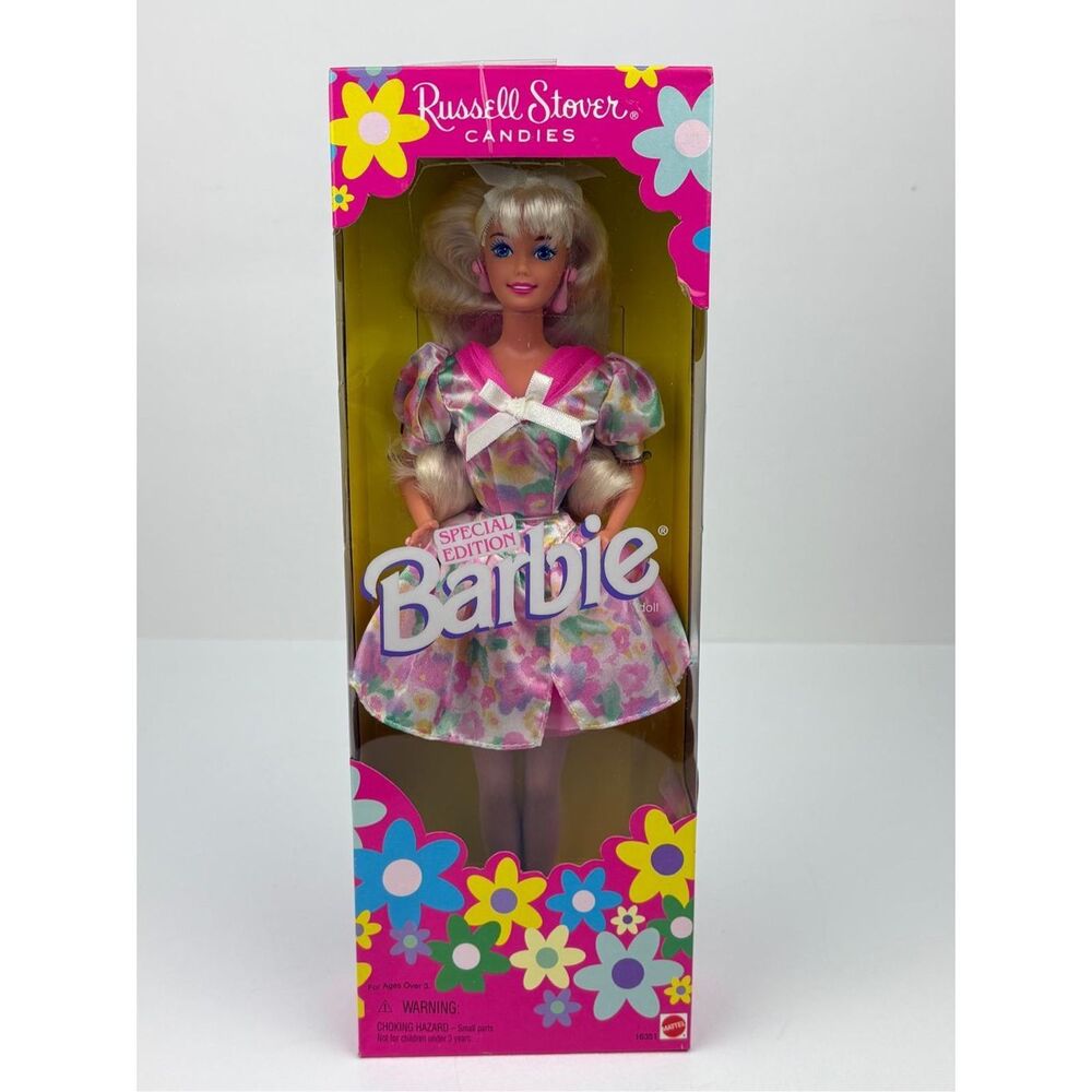 NOS Vintage 1996 Russell Stover Candies Barbie Doll Special Edition Mattel 16351